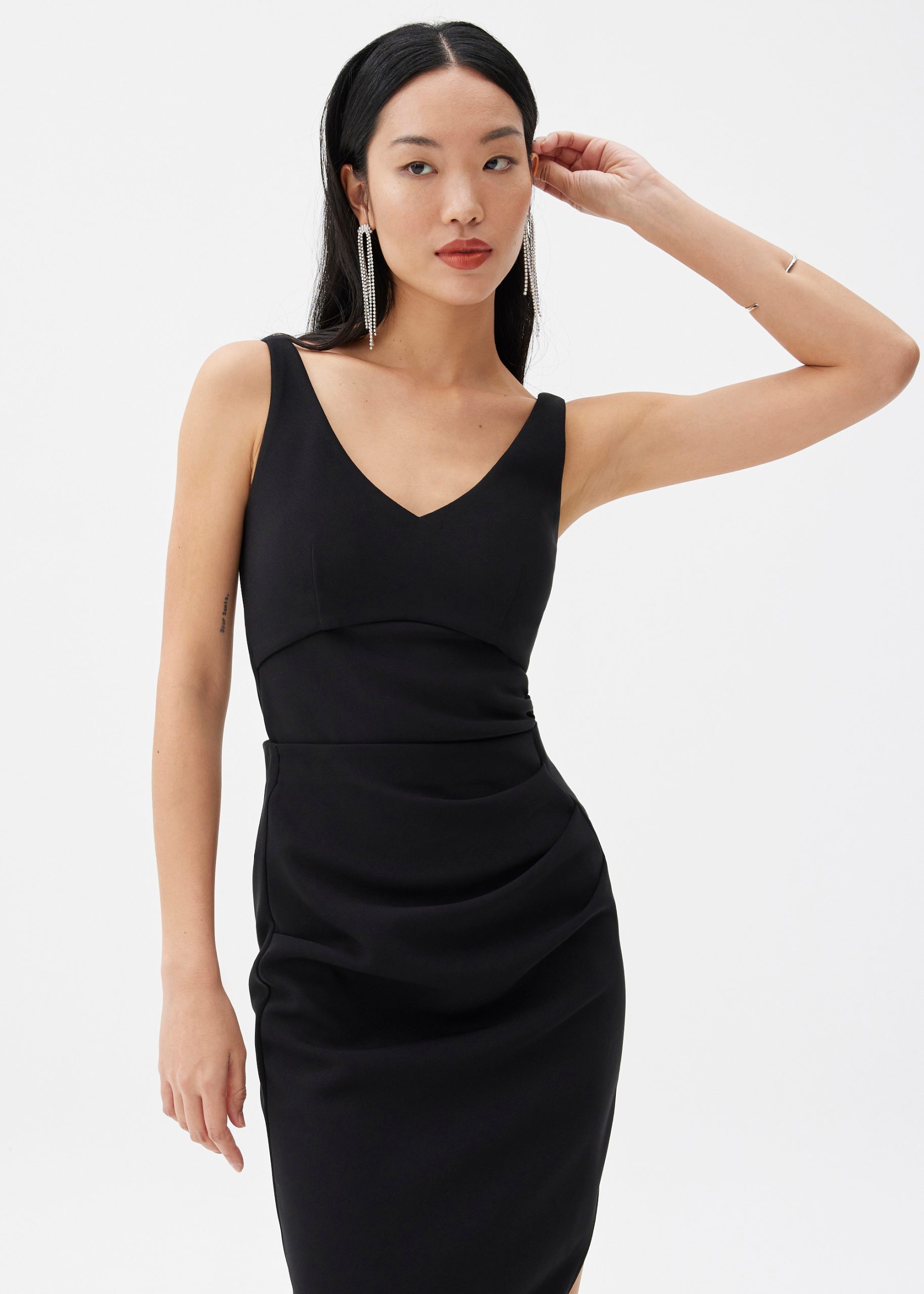 Padded Scoop Neck Fitted Top - Image 4