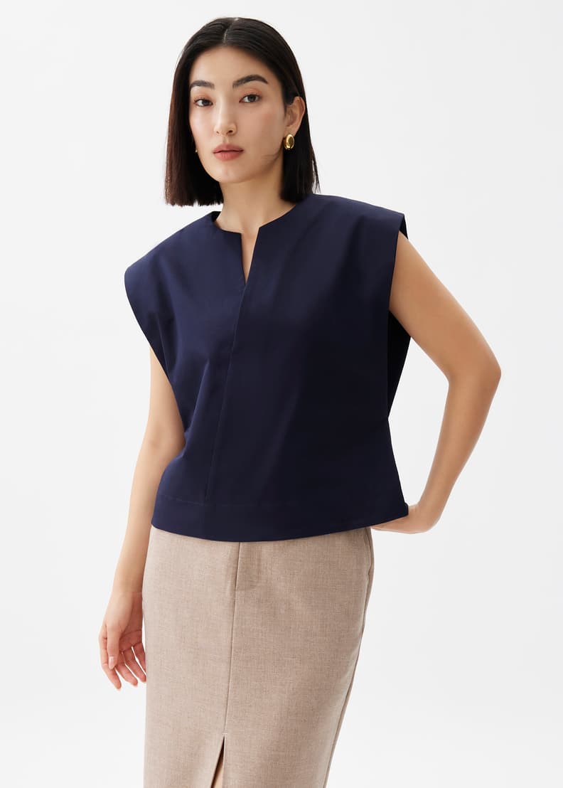 Cotton Boxy Shell Top - Image 4
